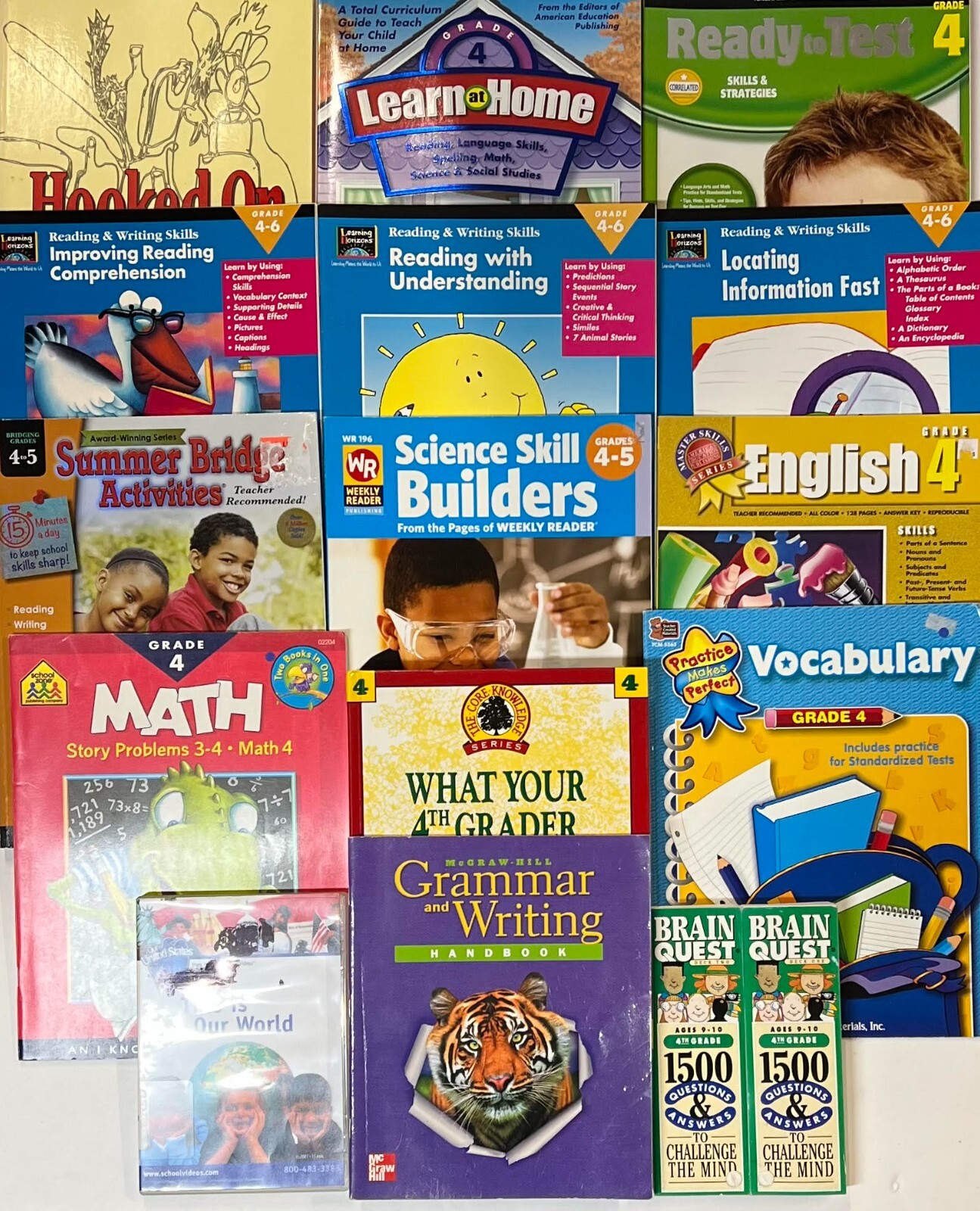 4th Grade 4 Curriculum in a Box Homeschool Bundle Teacher Resource Homeschooling