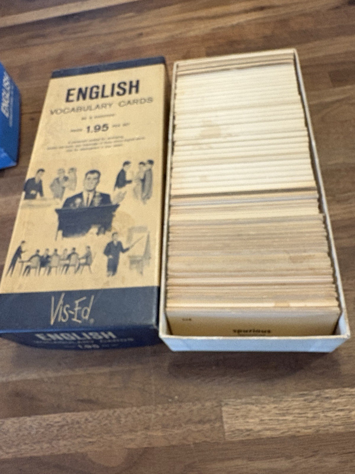 VIS-ED ENGLISH VOCABULARY CARDS- LANGUAGE FOREIGN ESL LEARNING