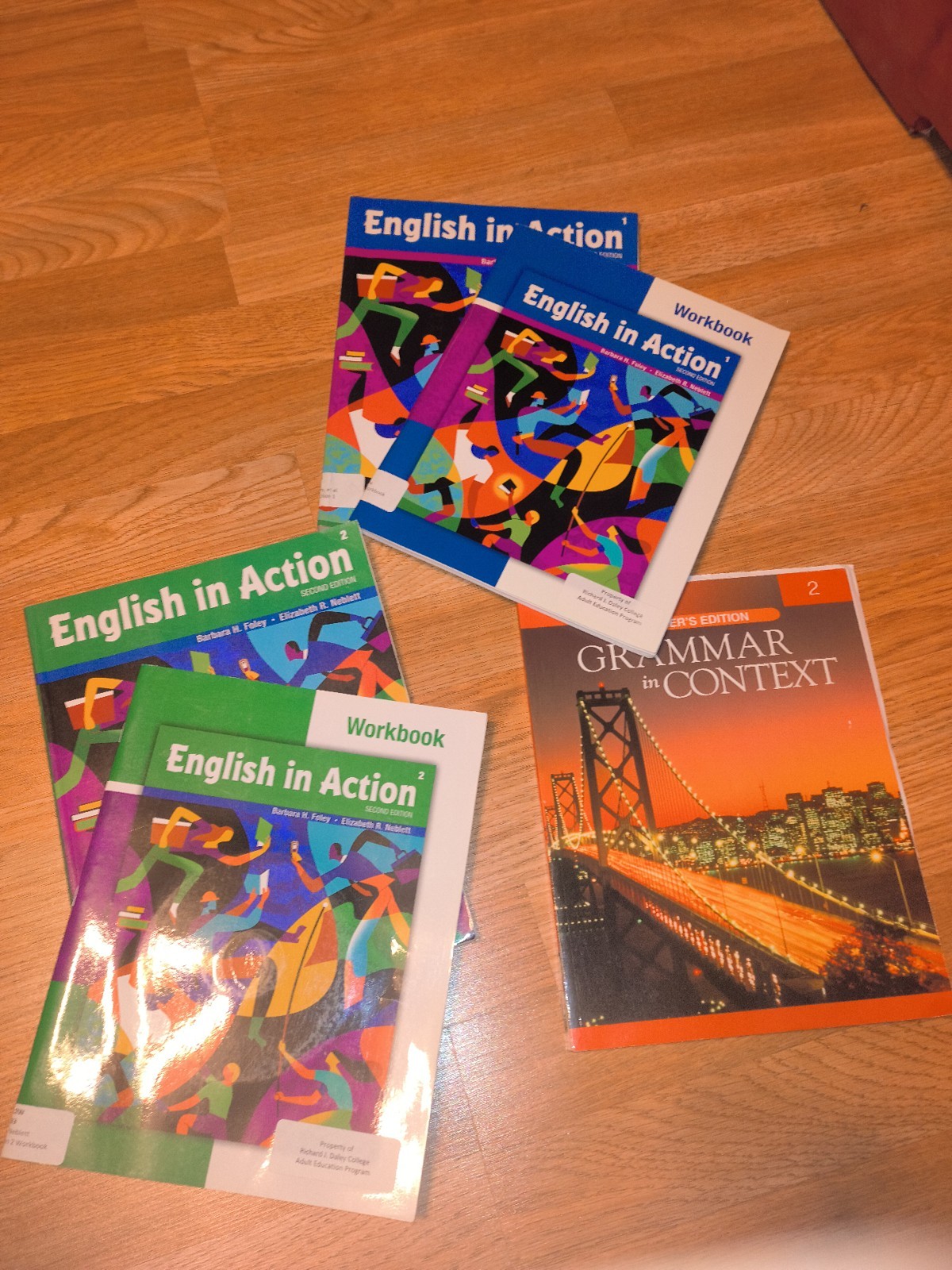 English in Action 1 & 2 Second Edition Barbara Foley Book Workbook Audio CDs