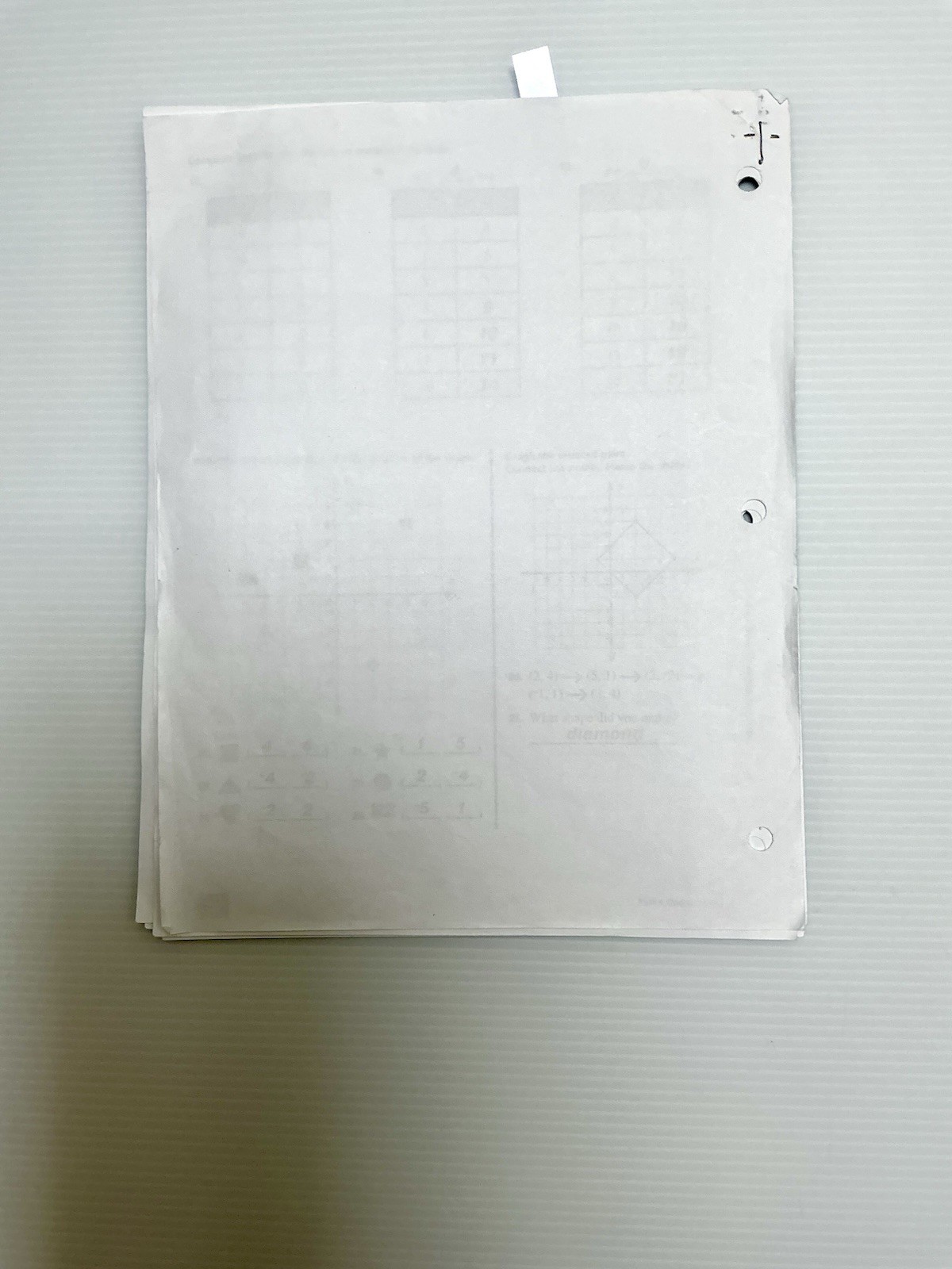 BJU Press Math 4 Tests Answer Key Teacher’s Ed Looseleaf 3rd Ed 2009