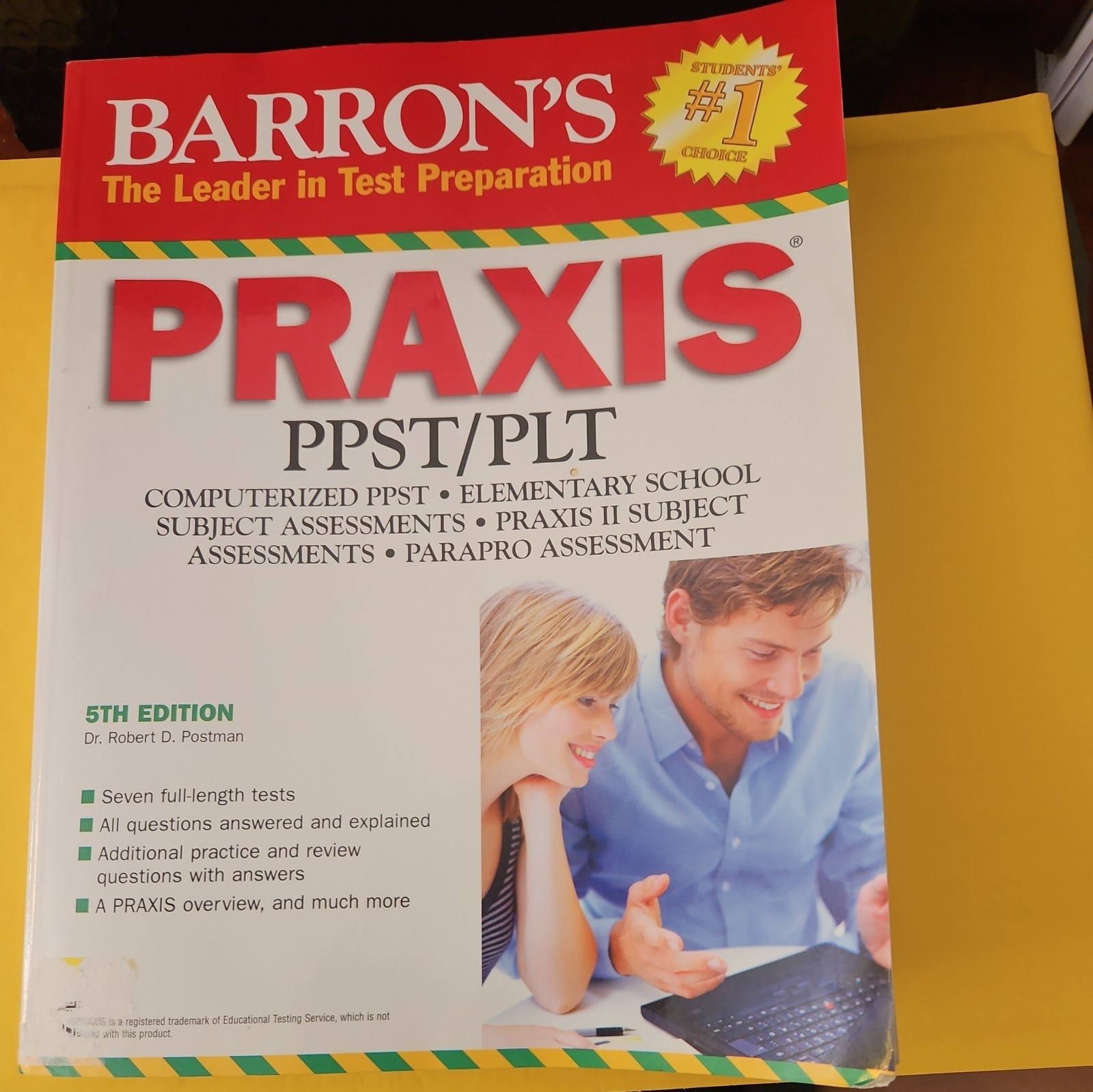 Barron’s PRAXIS by Robert D. Postman (2008, Trade Paperback)