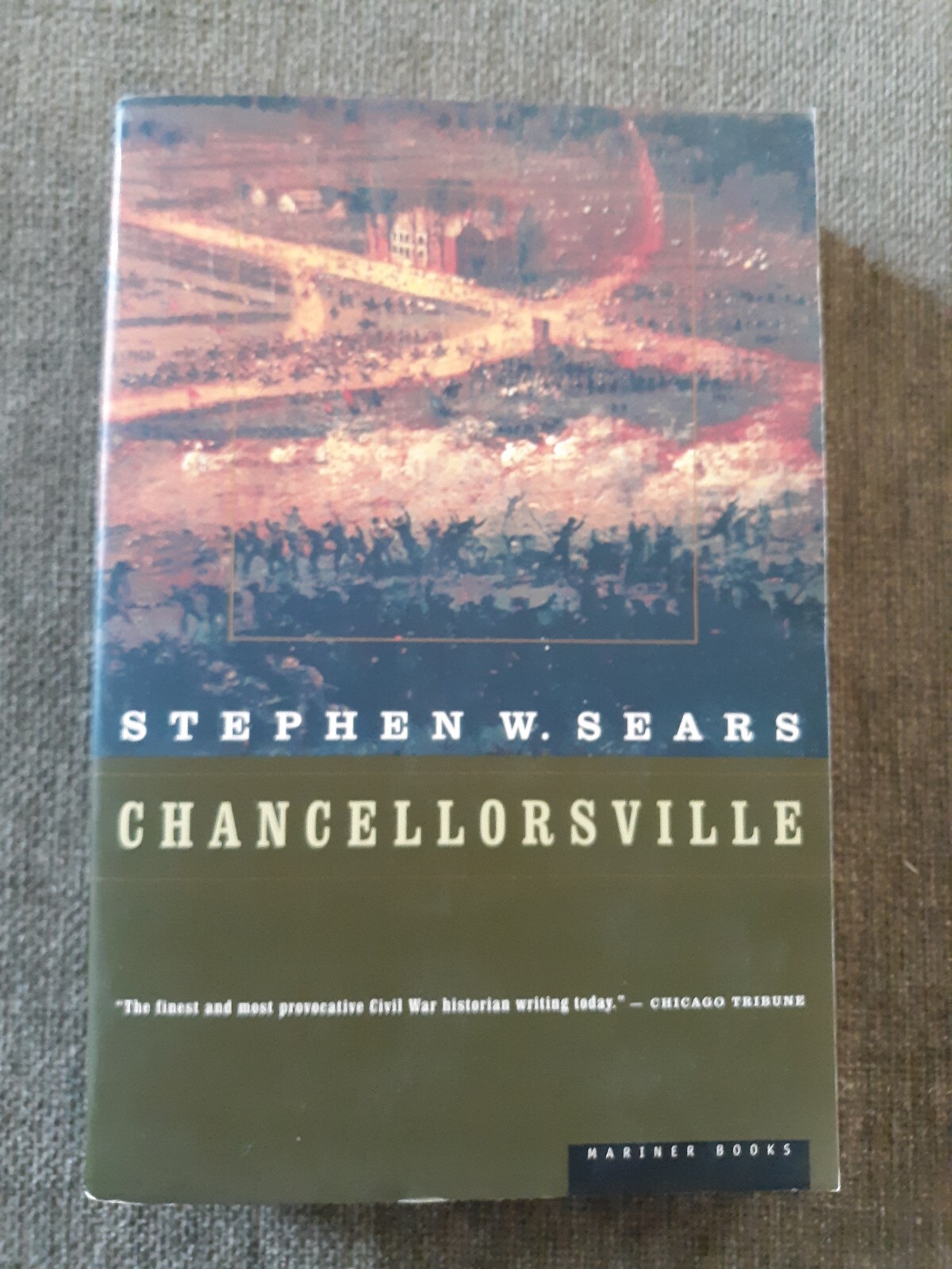 Stephen W. Sears, Chancellorsville, TPB, 1996, 1st Print, Good