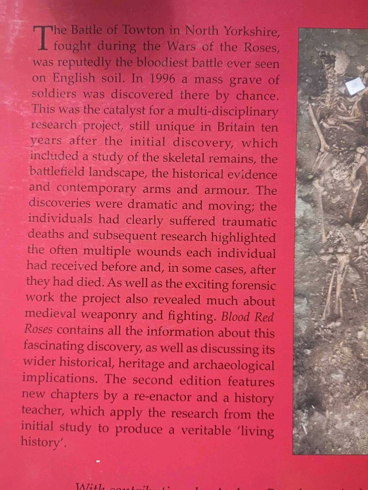 Blood Red Roses Towton 1461 Mass Grave Archaeology Fiorato PB