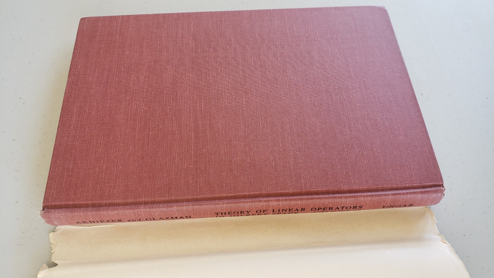 Theory of Linear Operators Hilbert Space Akhiezer Glazman Ungar 2-Vol Set