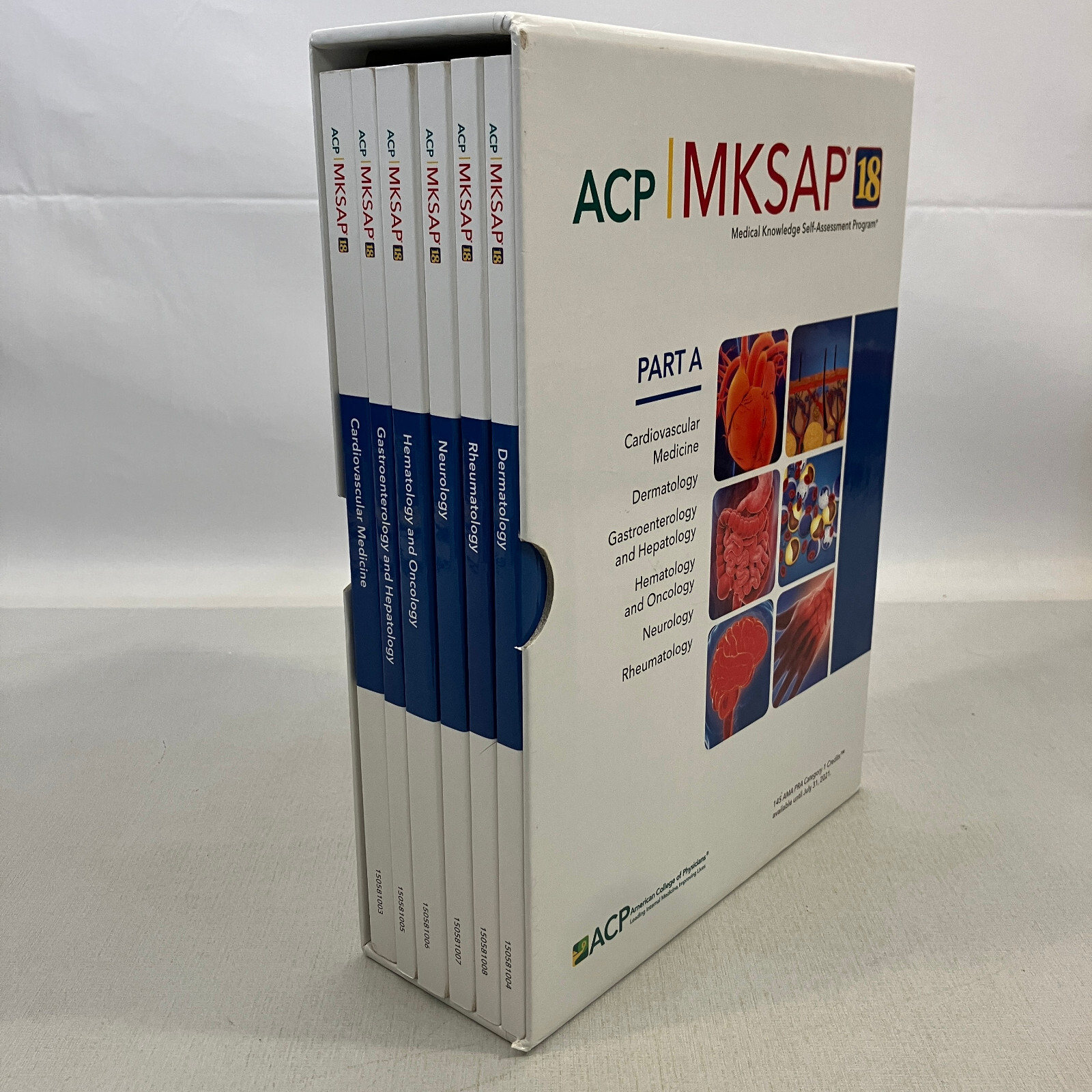 ACP MKSAP 18 Part A from American College of Physicians 2018 6 TPB Book Box Set