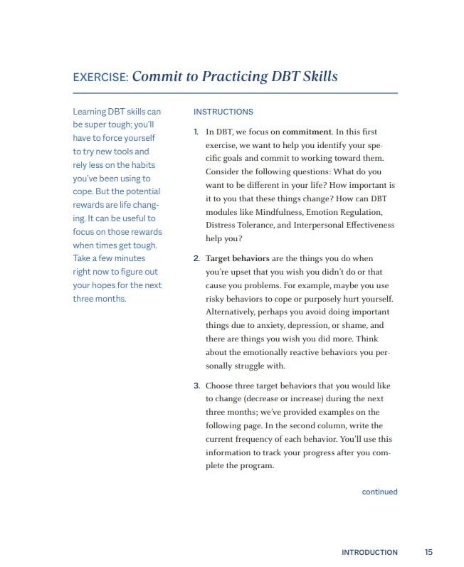 Self-Directed DBT Skills: A 3-Month Workbook to Regulate Multicolor