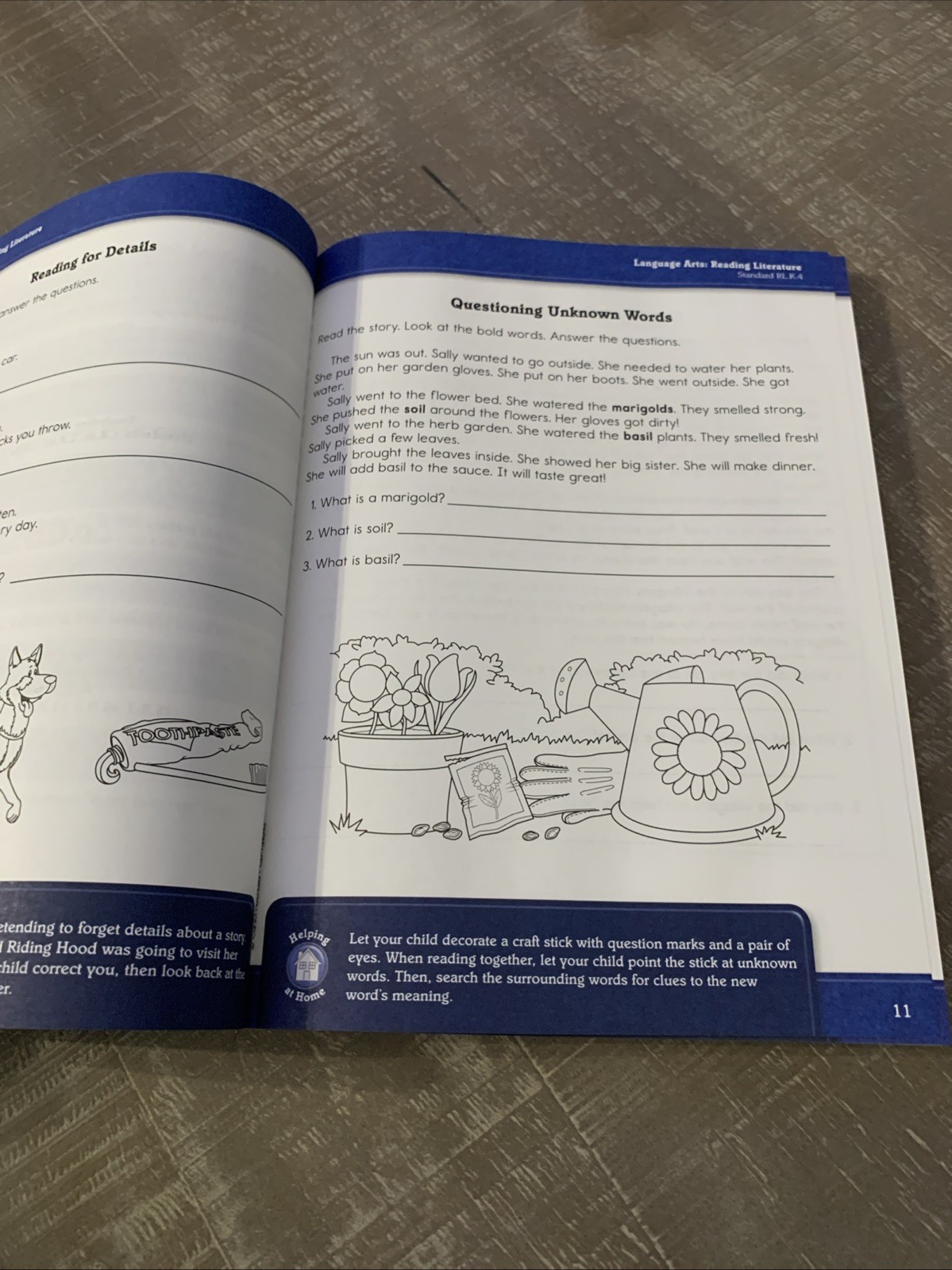 Spectrum Language Arts And Math Workbook Kindergarten Level