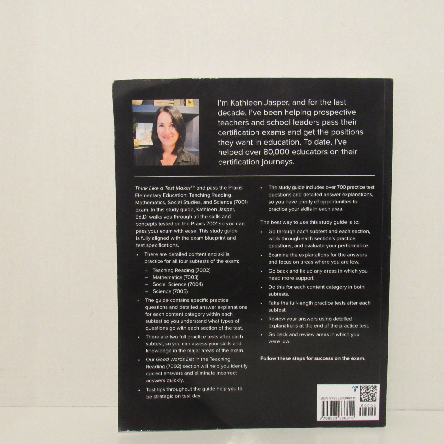 Kathleen Jasper PRAXIS ELEMENTARY EDUCATION 7001 (PB 2026) Teaching Reading…