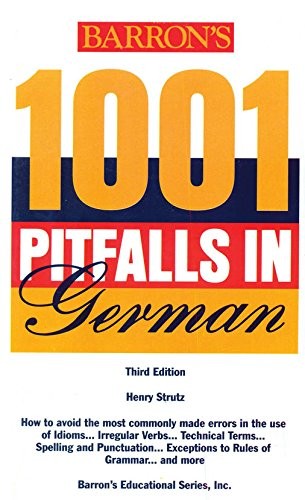 BARRON’S 1001 PITFALLS IN GERMAN THIRD EDITION (1001 By Henry Strutz *BRAND NEW*