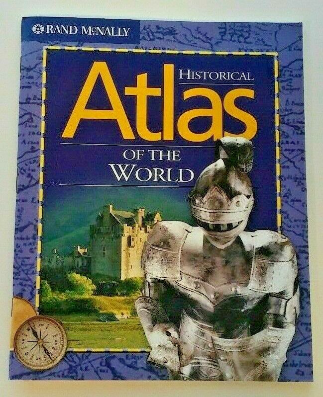 Rand McNally World History Atlas Grade 5 6 7 8 9 10 11 12 + historical