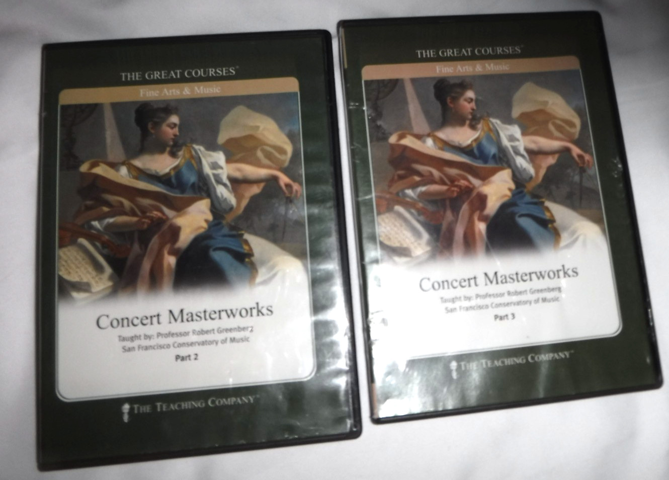 Concert Masterworks by Robert Greenberg Part 2 & 3 DVD Only Replacements
