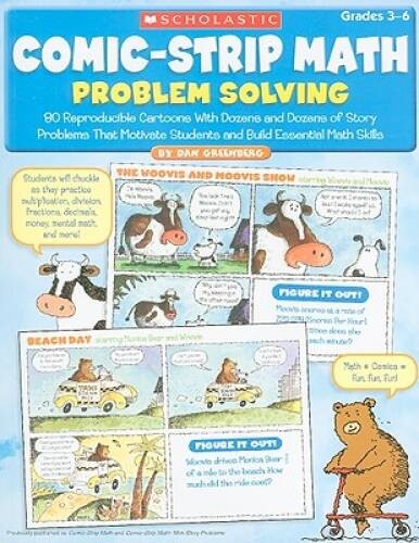 Comic-Strip Math: Problem Solving: 80 Reproducible Cartoons With Doz – VERY GOOD