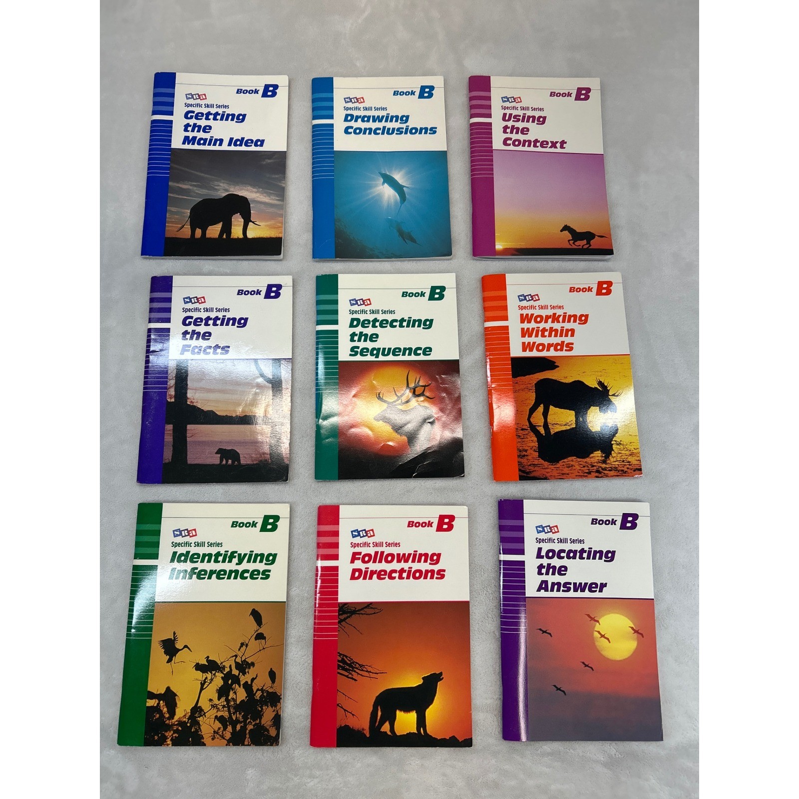 SRA Specific Skill Series Book B Set of 9 Workbooks Fifth Edition Homeschooling