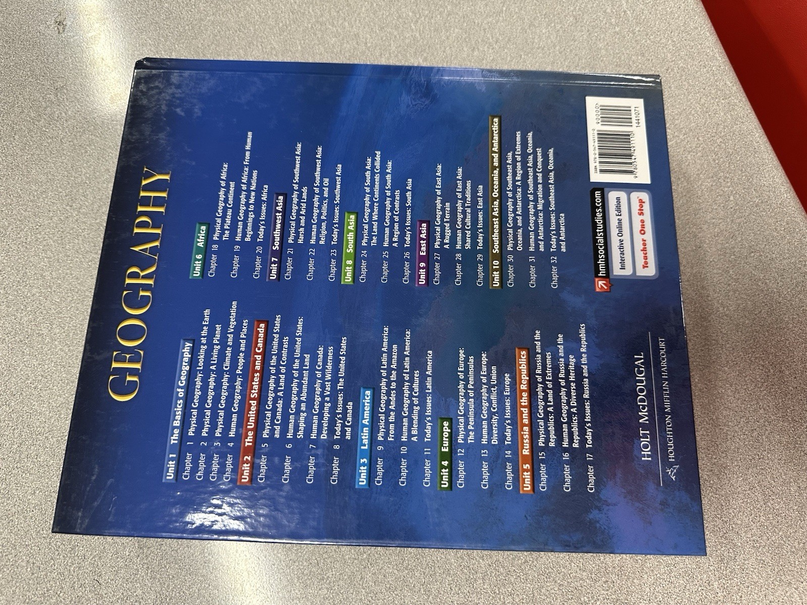 Geography Ser.: Geography by HOLT MCDOUGAL (2010, Hardcover, Teacher’s edition)