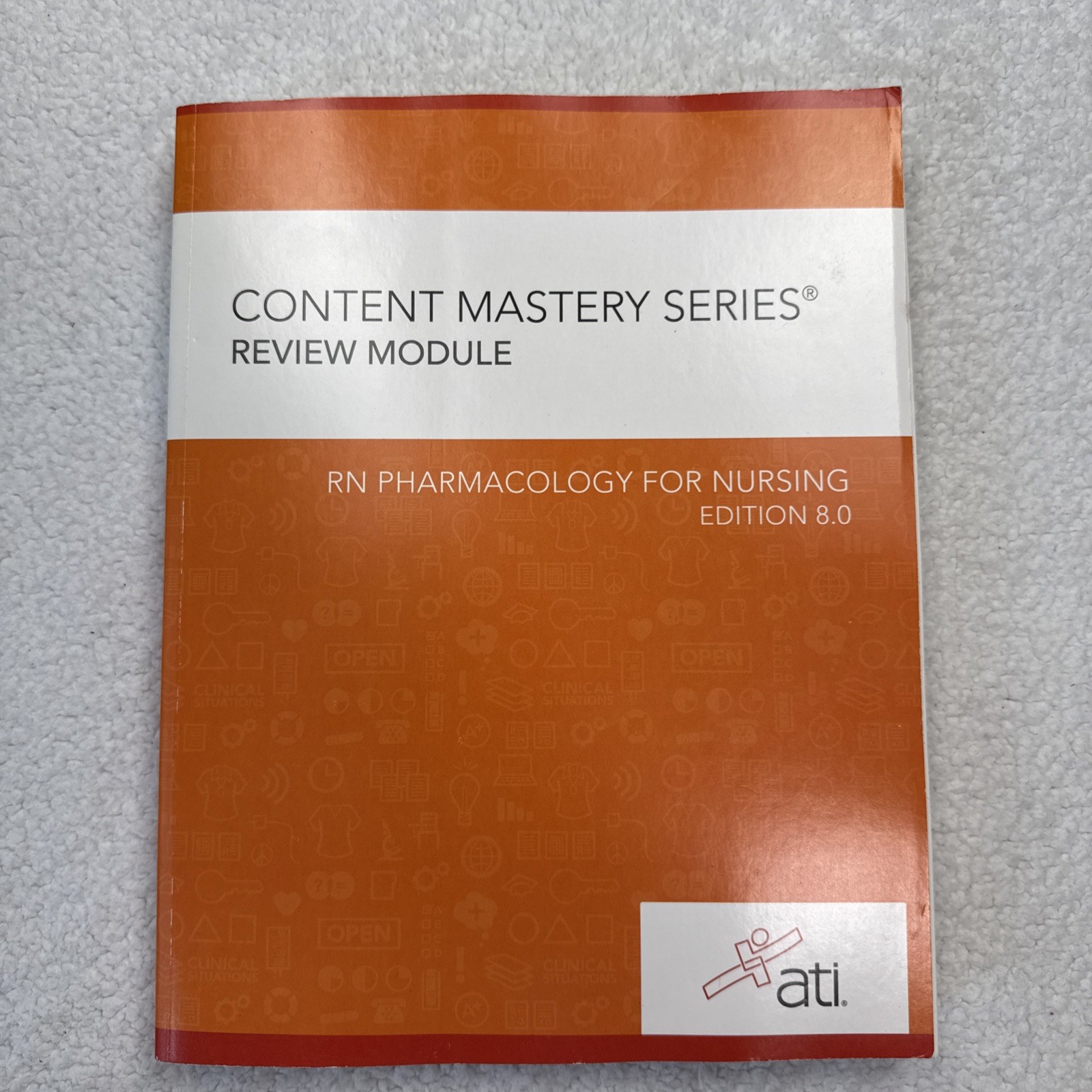 ATI Content Mastery Series RN Nursing Review Modules 8 Books ~ Various Editions