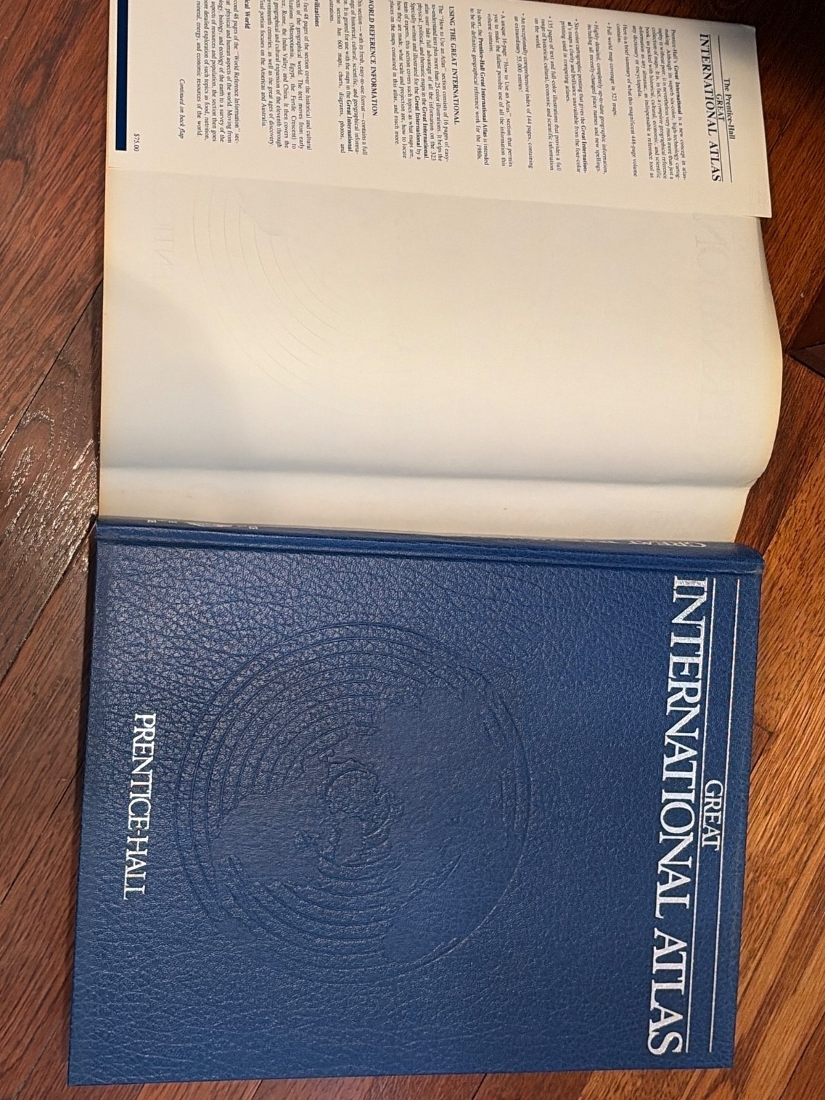 The Prentice-Hall Great International Atlas by George Philip Raintree