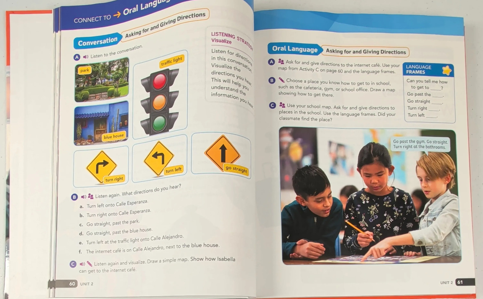 Connect 4 Language Literacy Content Vista Higher Learning Textbook Hardcover