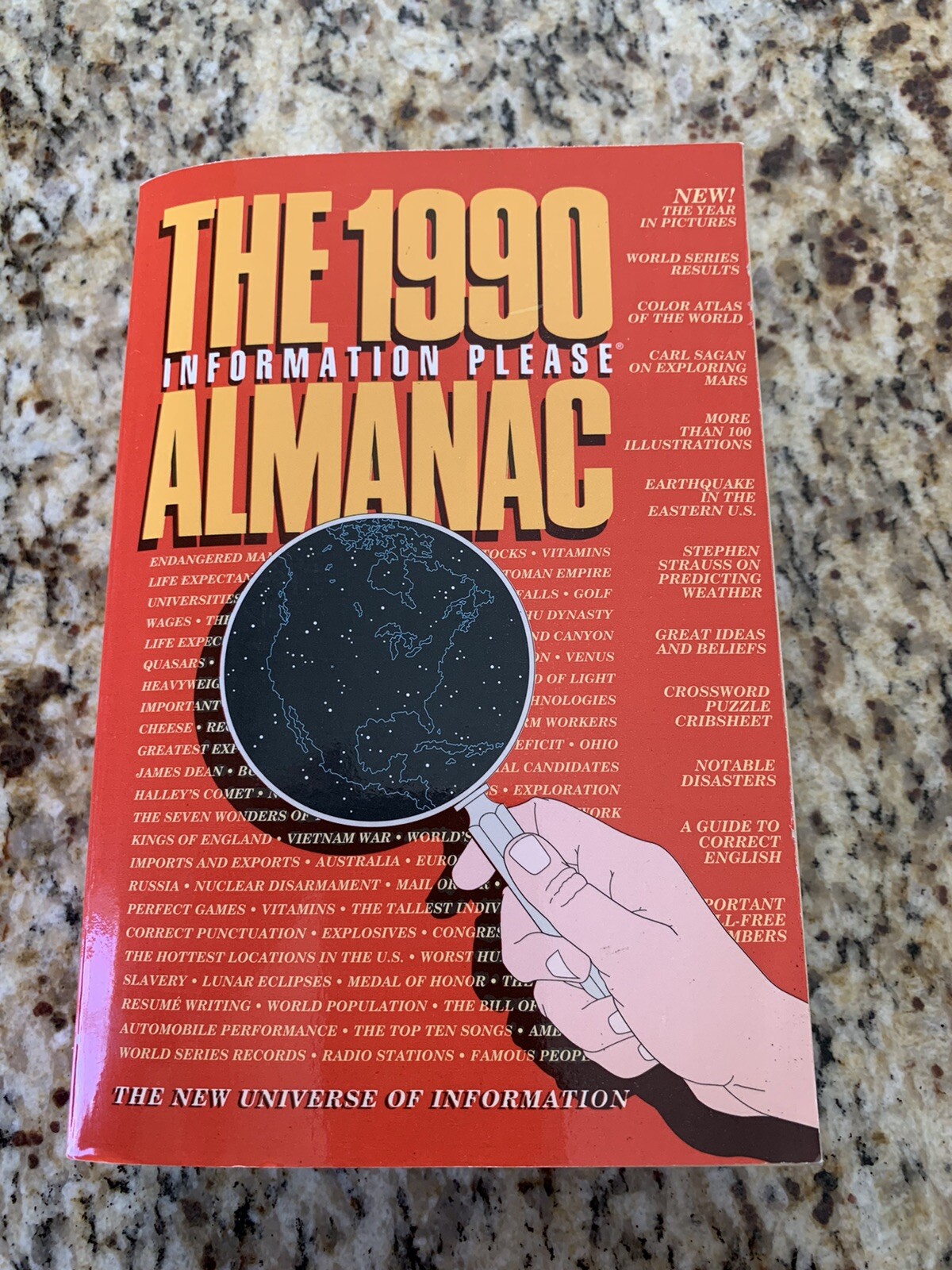 The 1990 Information Please Almanac Atlas & Yearbook The New Universe of Info