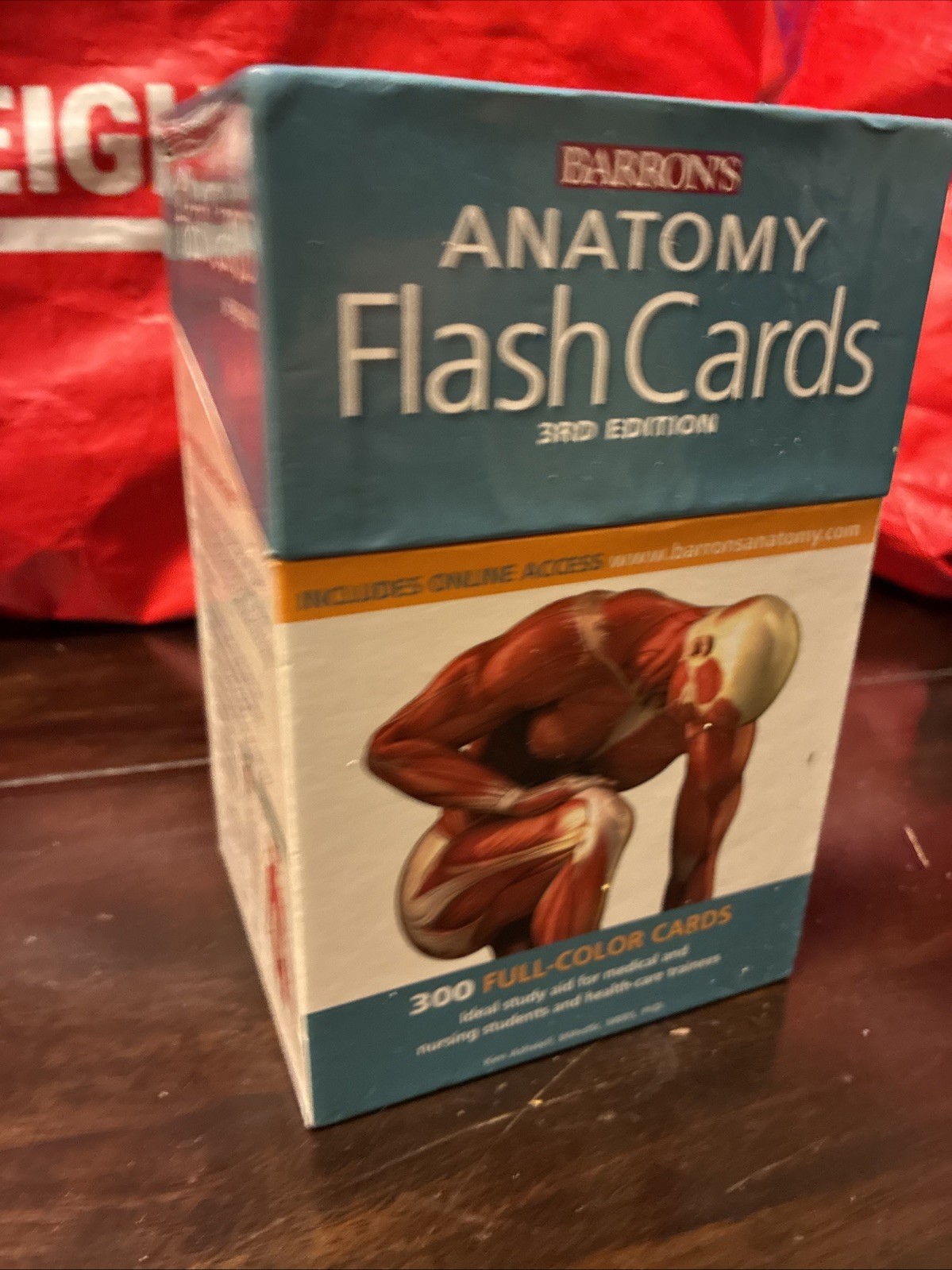 Barron’s Anatomy Flash Cards 3rd Edition 300 Full Color Cards