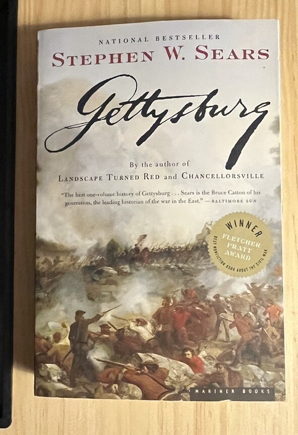 Stephen W. Sears Gettysburg (Paperback) Civil War National Best Seller
