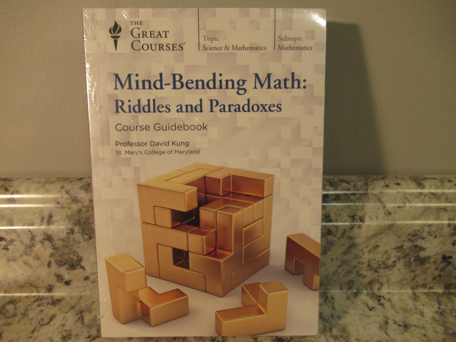 Great Courses Mind Bending Math Book & DVD Riddles & Paradoxes New Sealed