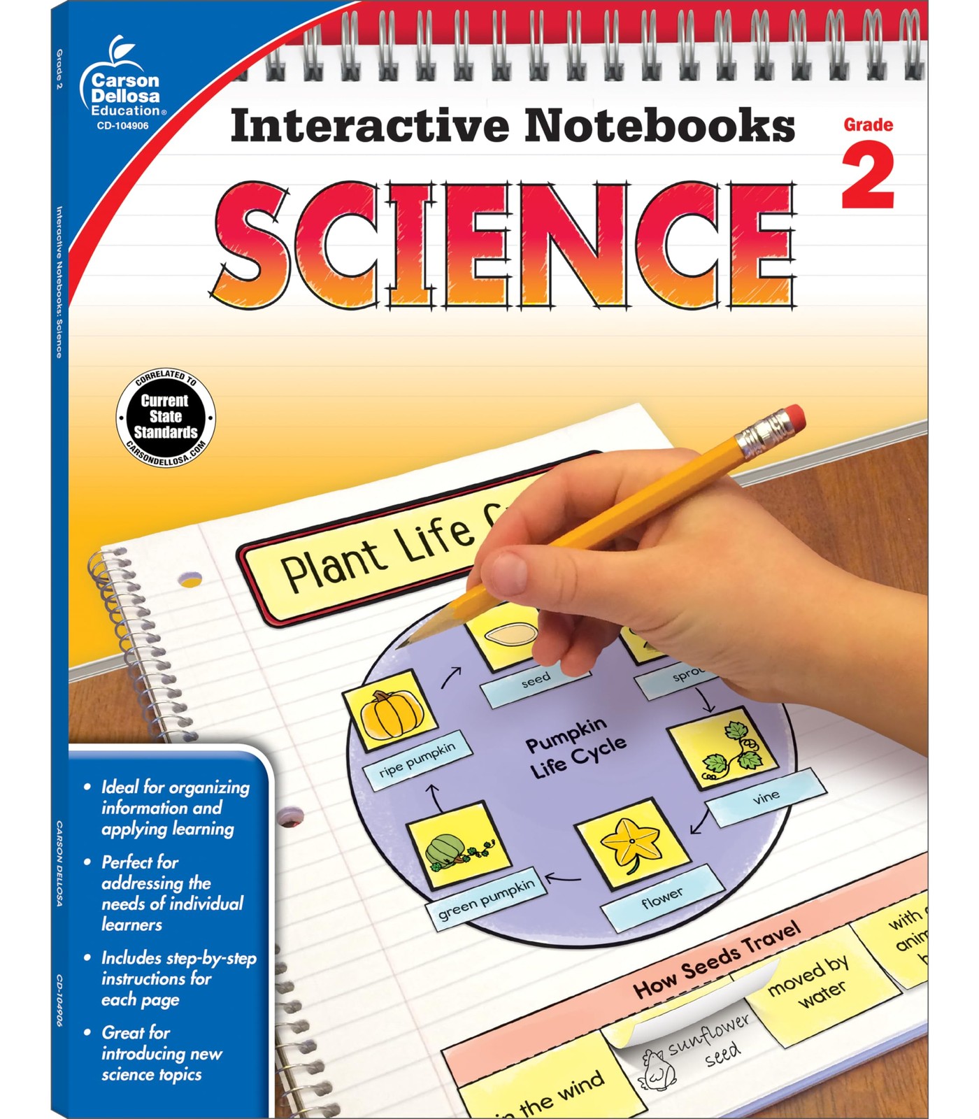 Carson Dellosa | Science Interactive Notebook | 2nd Grade, 96pgs