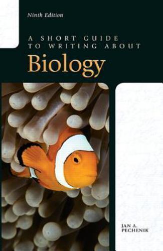 Short Guide to Writing about Biology by Jan Pechenik (2015, Trade Paperback)