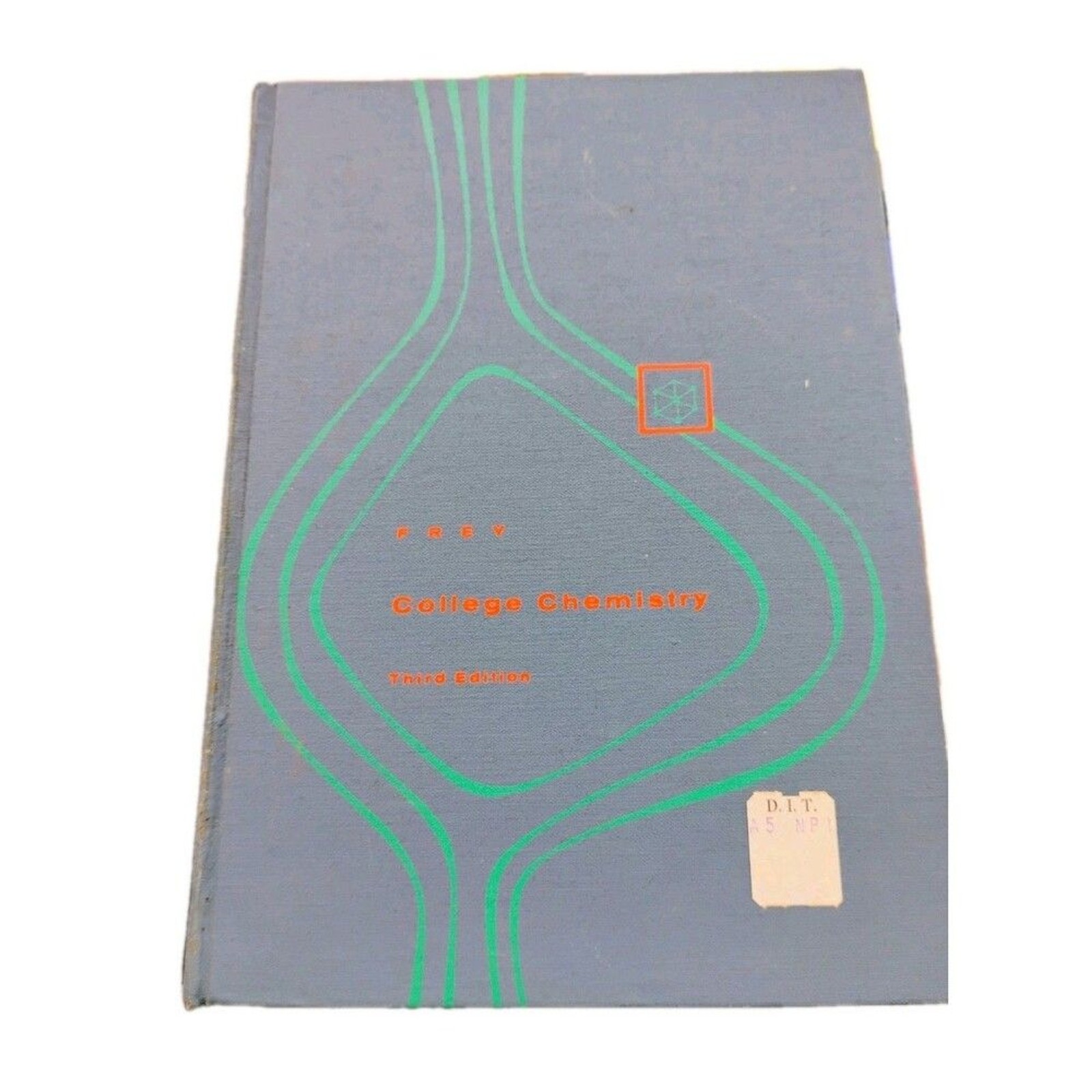 1965 Frey College Chemistry Third Edition Textbook Prentice-Hall Inc Acceptable