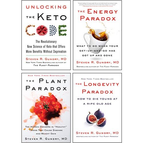 Dr. Steven R Gundry MD 4 Books Collection Set by Steven R Gundry