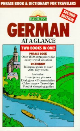 German at a Glance by Henry Strutz (1992, Trade Paperback)