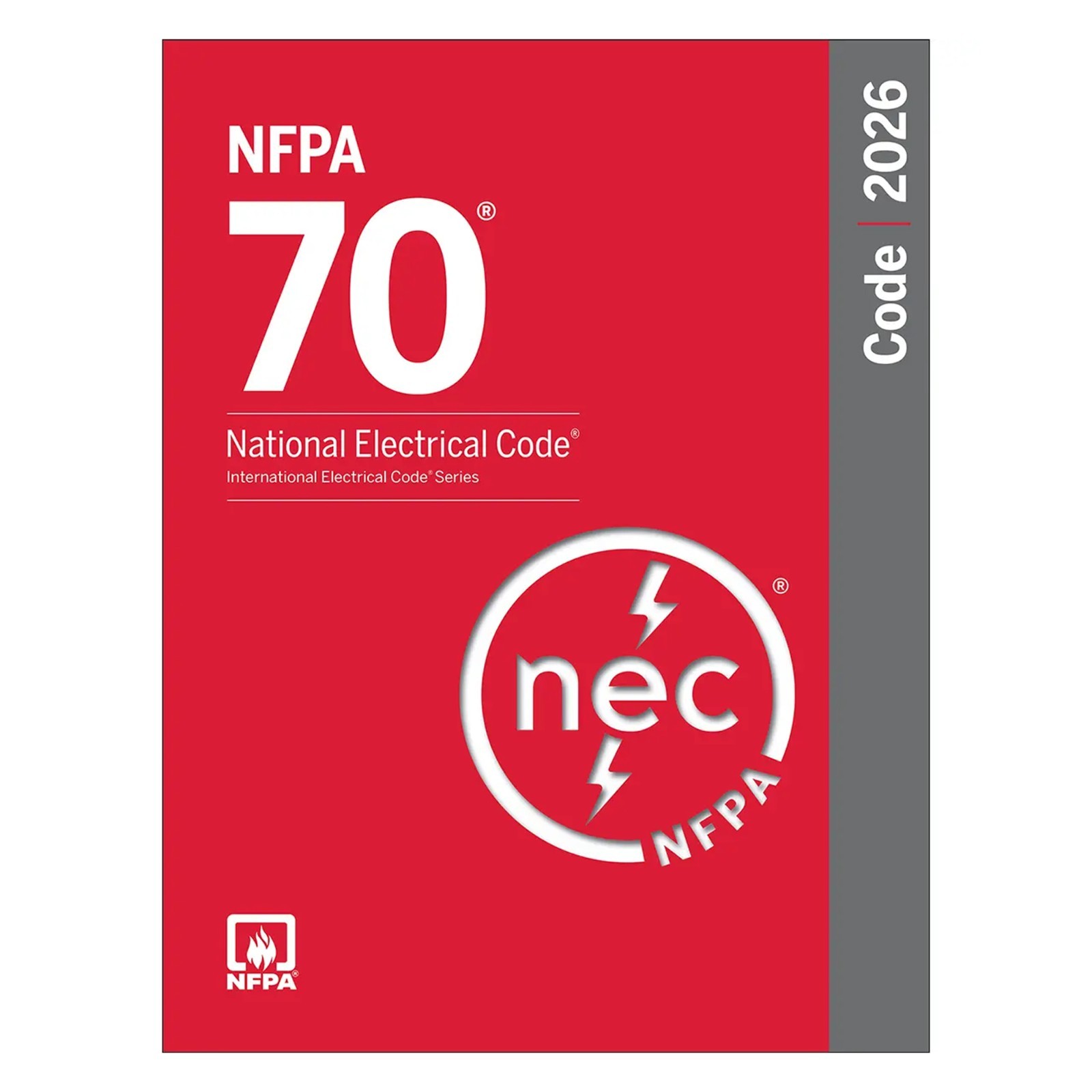 NFPA 70, National Electrical Code NEC 2026 – Spiralbound