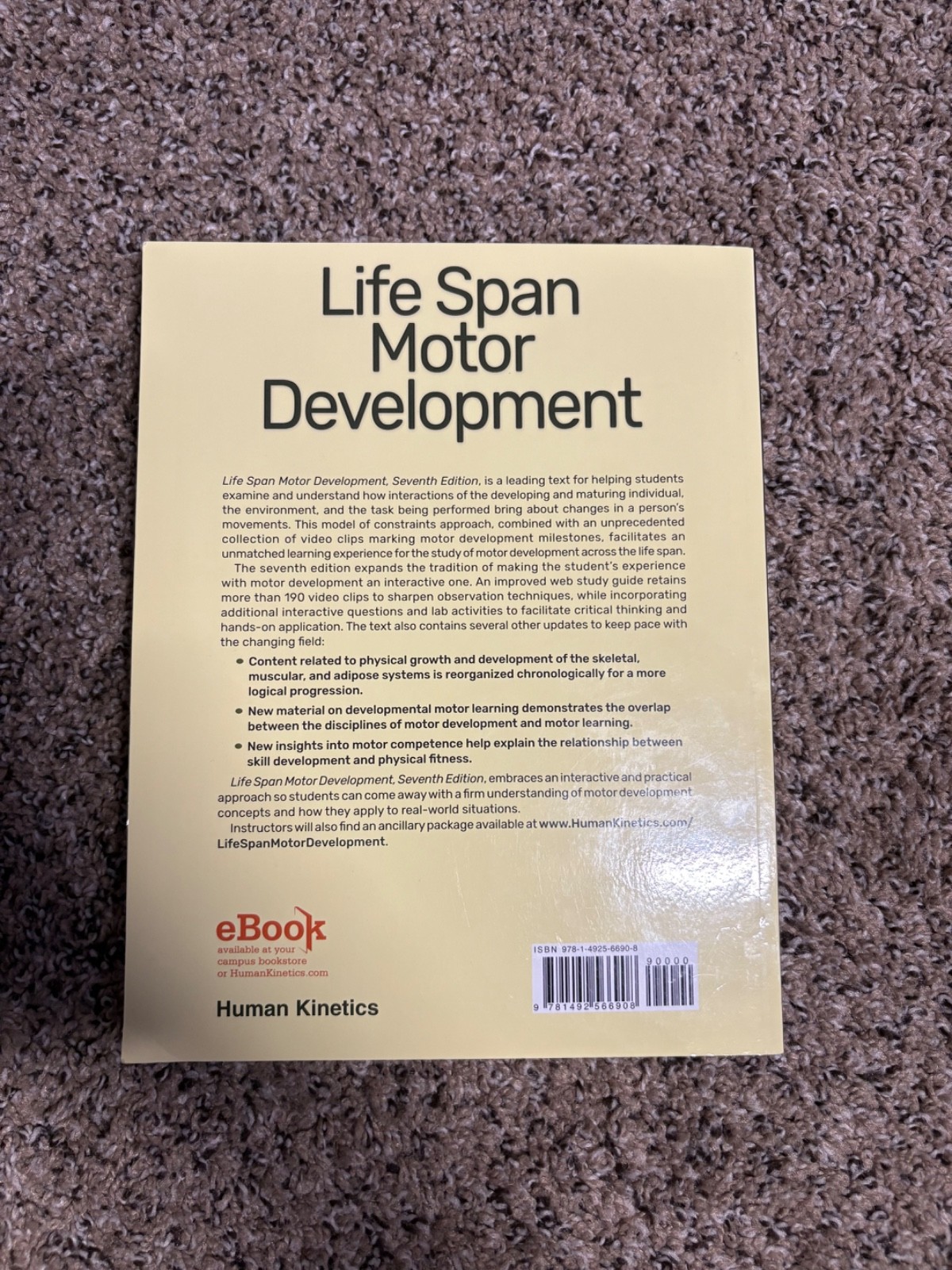 Life Span Motor Development by Kathleen M. Haywood and Nancy Getchell (2019,…