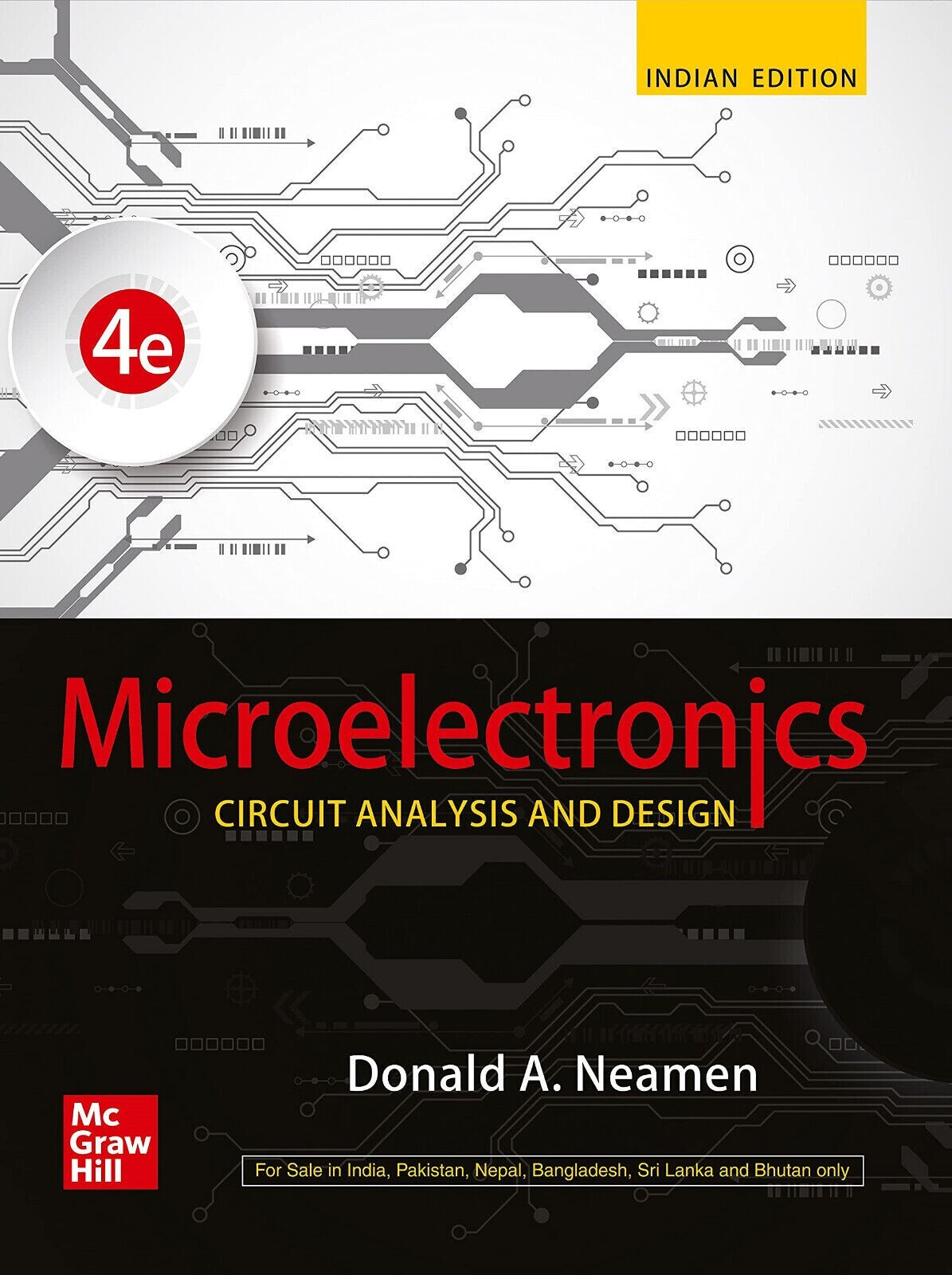 4-7DAYS DELIVERY- Microelectronics Circuit Analysis & Design by Donald Neamen,4E