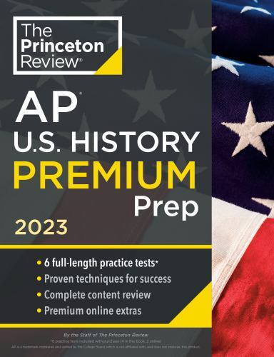 Princeton Review AP U.S. History Premium Prep, 20- 0593450922, paperback, Review