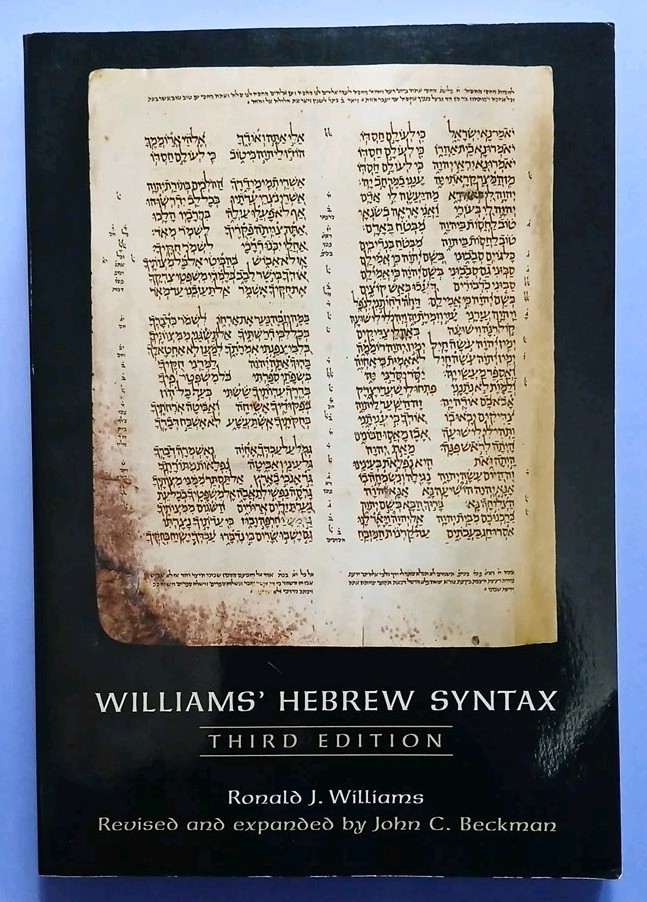 Williams’ Hebrew Syntax, Third Edition