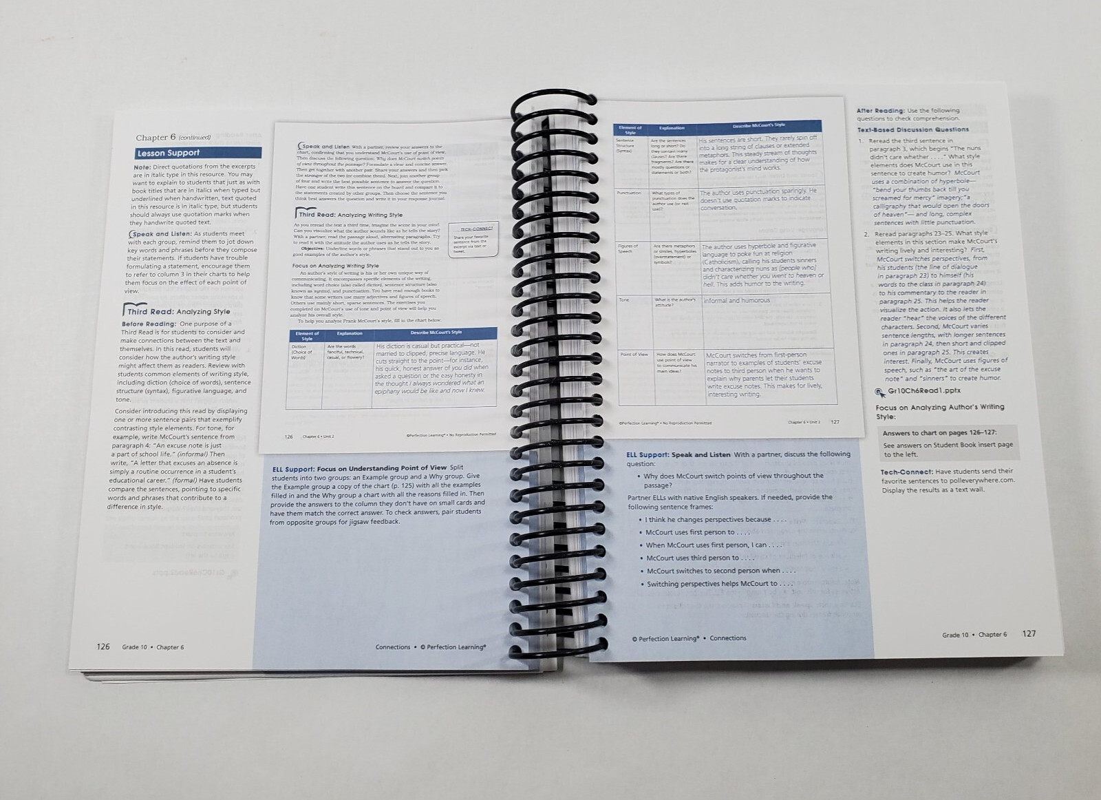 Connections English Language Arts Grade 10 Teacher Guide Perfection Learning