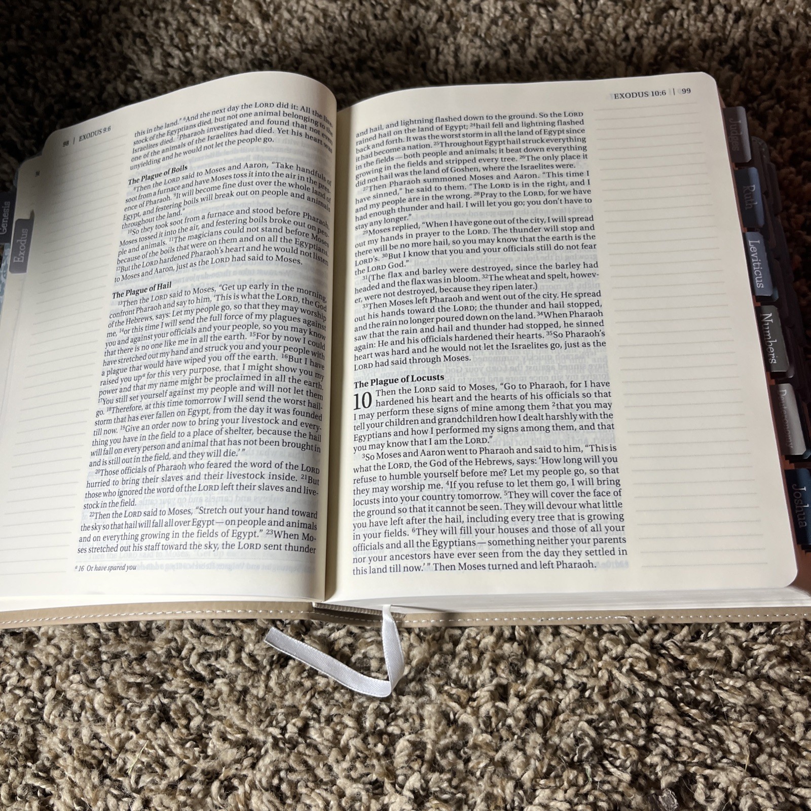 NIV Journal the Word Bible Large Print Leathersoft Teal and Tan