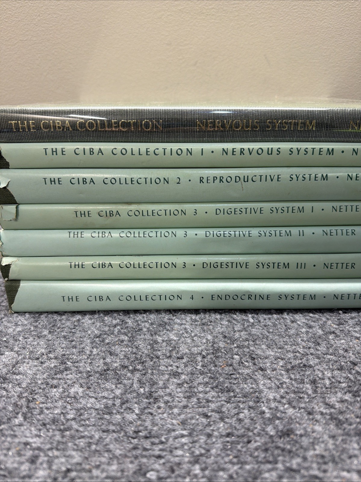 The CIBA Collection of Medical Illustrations 6 Book Lot Hardcover W/ Dust Jacket