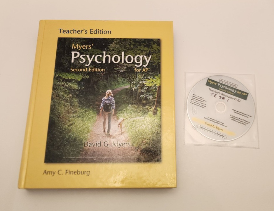 Myers’ Psychology for AP Teacher’s Edition Second Edition – VG SHIPS FREE