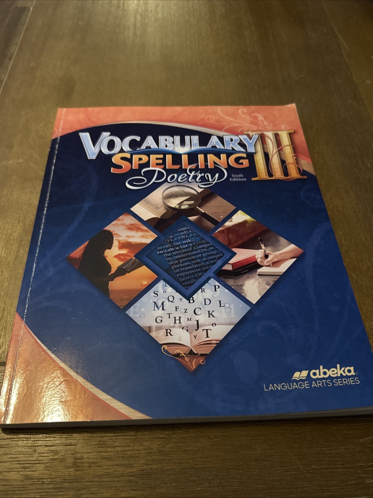 Abeka Vocabulary/Spelling/Poetry III Sixth Edition Workbook! 10 Pages Filled