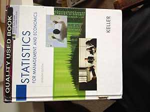 Statistics for Management and Economics – Hardcover, by Keller Gerald – Good z