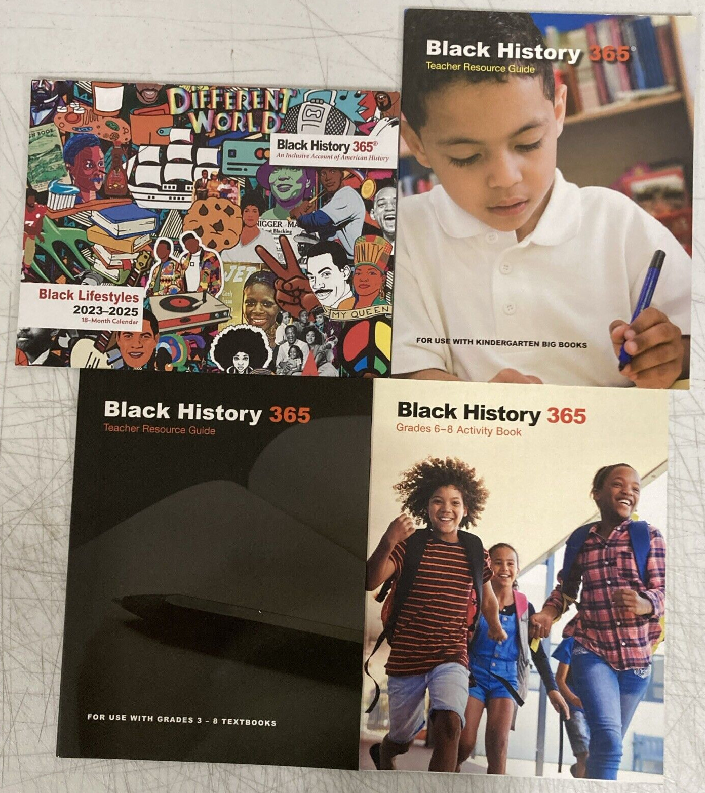 Black History 365 Kindergarten – 8th Grade Books w/ Teacher Resource Guides
