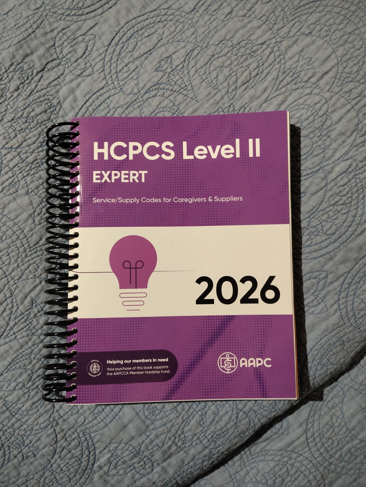 2026 HCPCS Level 2 Expert Code Book Textbook Spiral-Bound AAPC