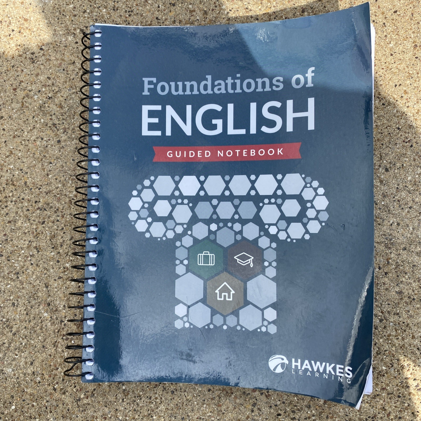 Foundations of English Guided Notebook by Hawkes Learning (2018, Trade Paperback