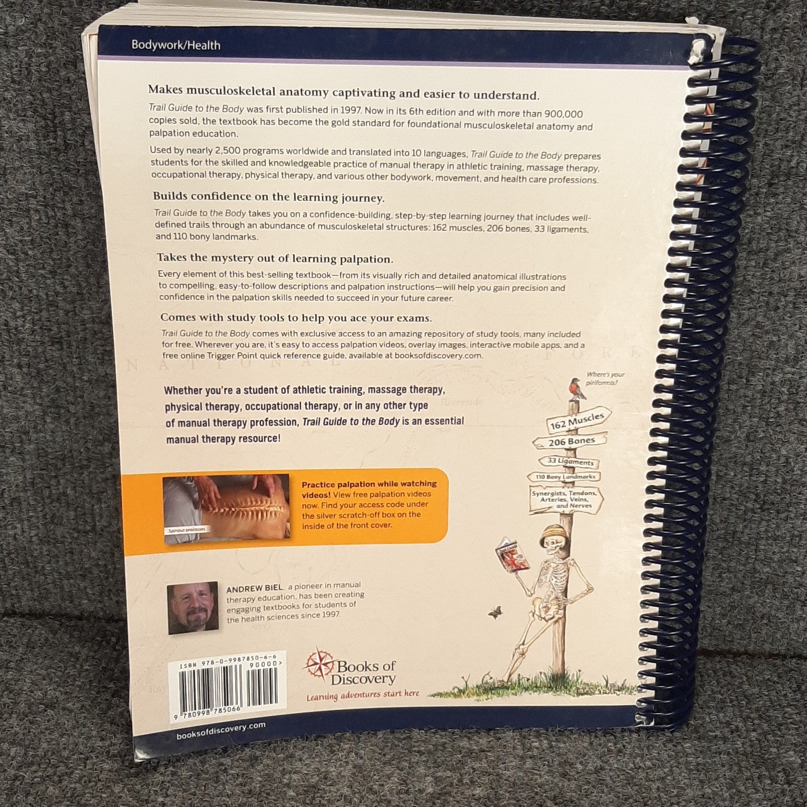 Books Of Discovery Trail Guide To The Body Spiral Bound White 6th Ed READ