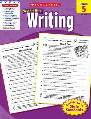 Scholastic Success with Writing, Grade 5 – Paperback By Scholastic – GOOD