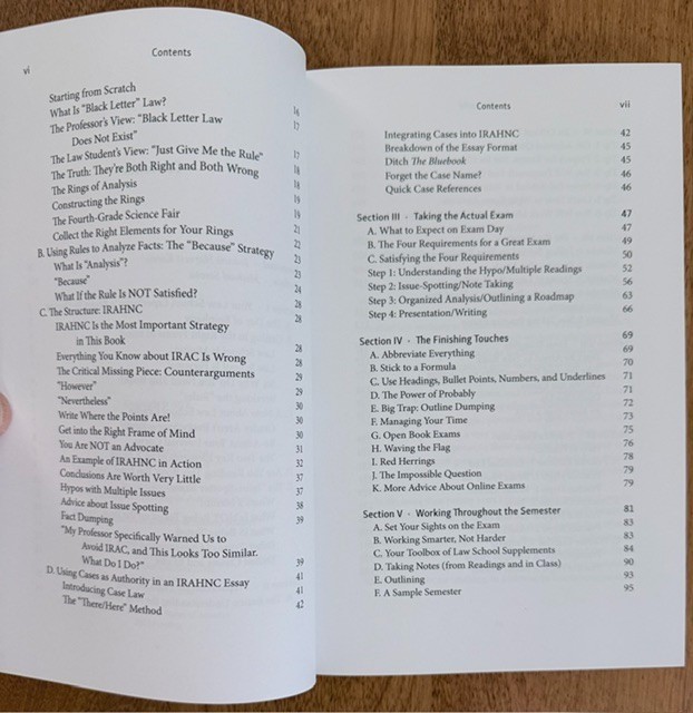 Law School Exams: A Guide to Better Grades 3rd Ed by Alex Schimel SC Carolina LN