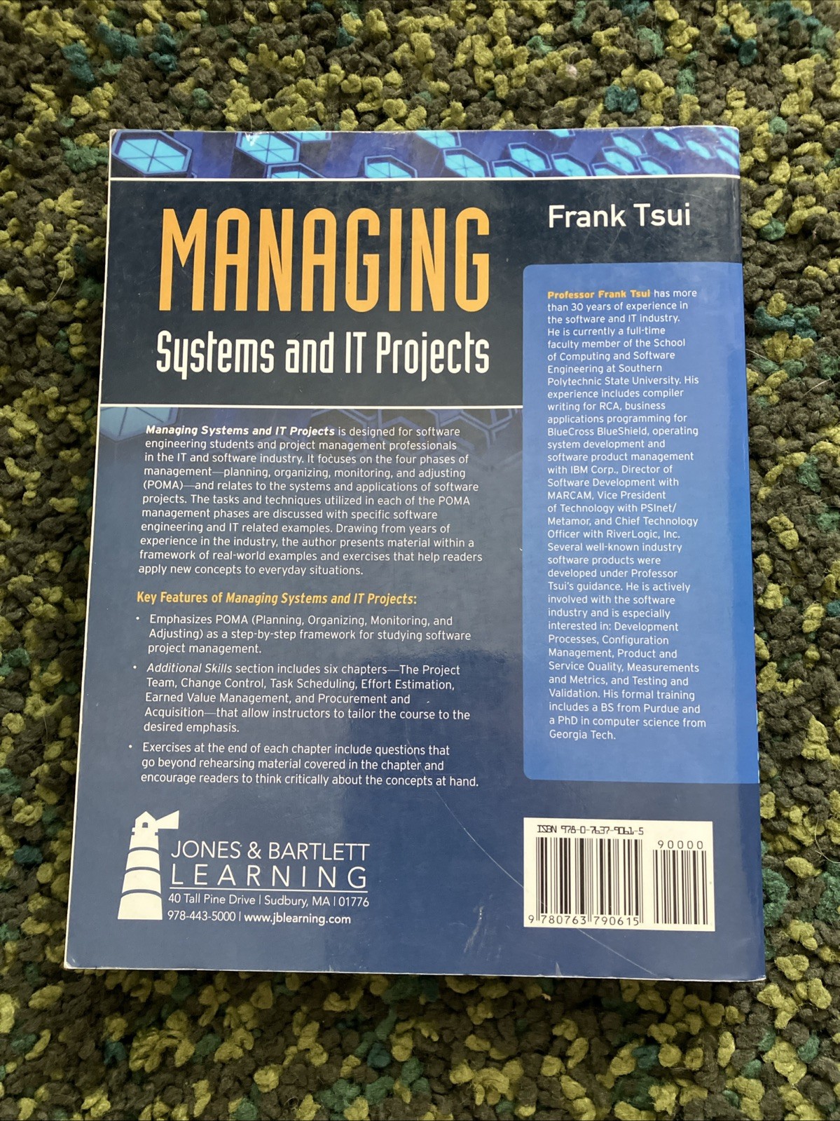 Managing Systems and IT Projects by Frank Tsui (2010, Trade Paperback)