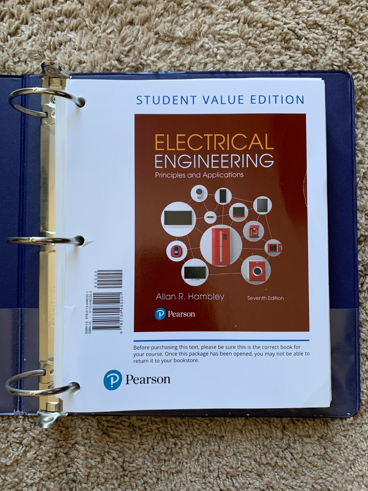 Electrical Engineering Principles and Applications 7th Ed. by Allan R. Hambley