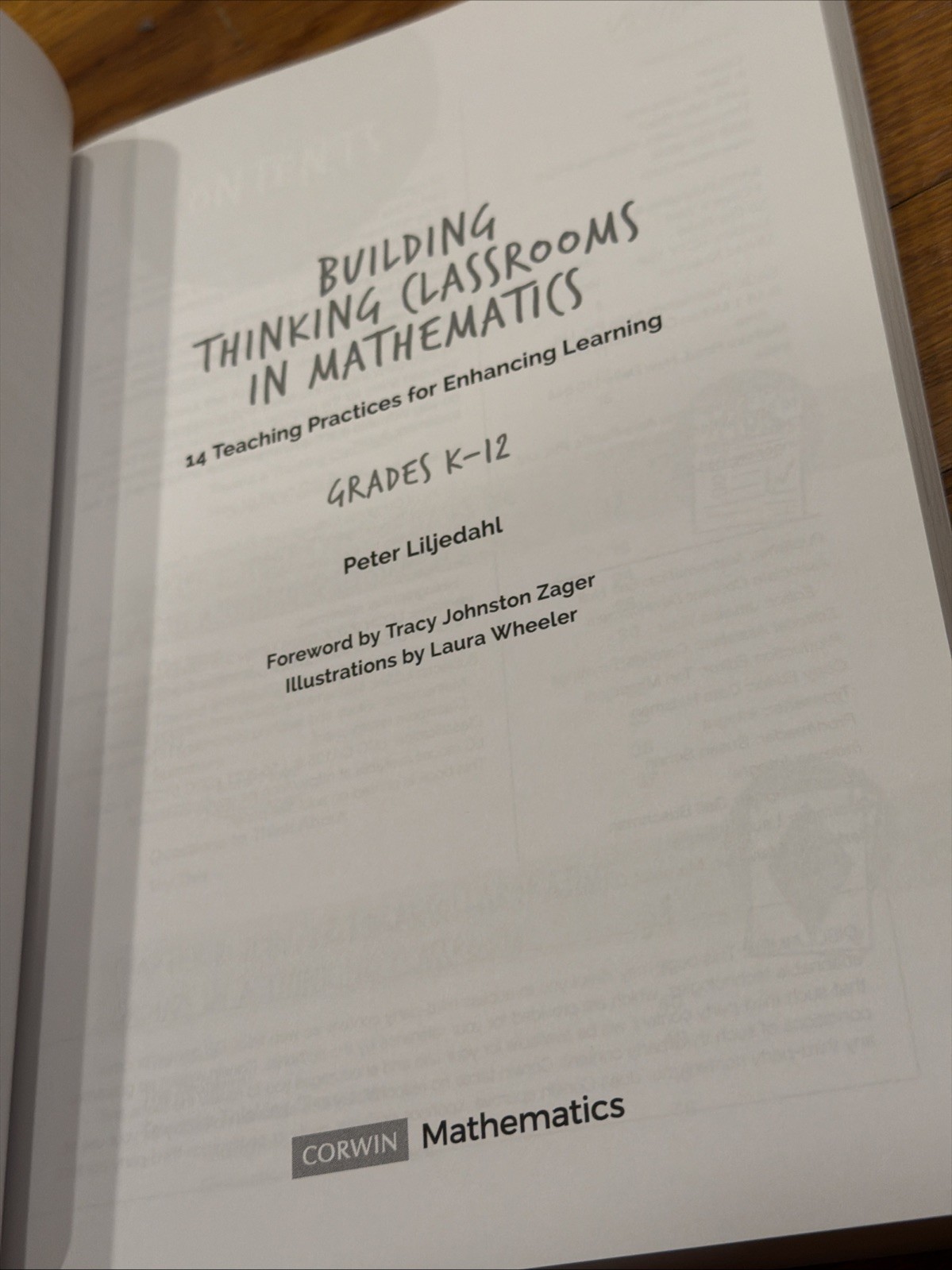 NEW Building Thinking Classrooms in Mathematics, Grades K-12 Paperback Corwin